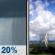 Sunday: Slight Chance Rain Showers then Slight Chance Showers And Thunderstorms